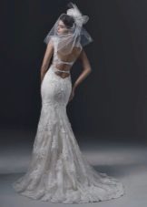 Backless Mermaid Wedding Dress