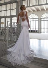 Wedding dress with a double neckline on the back from Ricky Dalal 2016