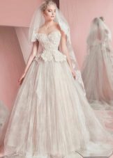 Wedding dress from Zuhair Murad 2016 lace with peplum