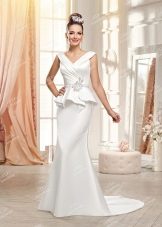 To Be Bride Peplum Wedding Dress