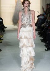 2016 fringe evening dress by Marcheza