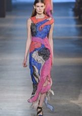 2016 evening dress with print