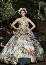 2016 Printed Evening Dress by Dolce & Gabbana