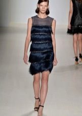 2016 Fringed Evening Dress by Carolina Herera