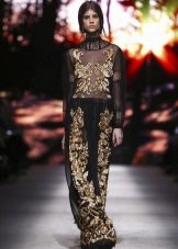 Baroque evening dress