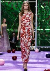 2016 Dior Print Evening Dress
