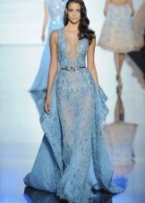 Abito da sposa blu fiordaliso