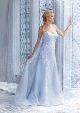 Abito da sposa celeste