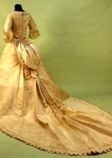 Wedding dress with a tunic