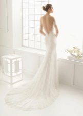 Full back wedding dress