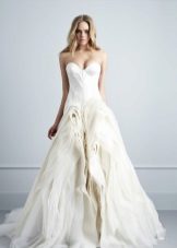 Wedding dress with corset