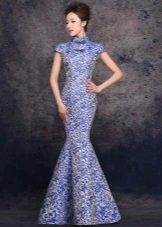 Brocade Mermaid Evening Dress