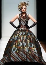 Magnificent brocade evening dress