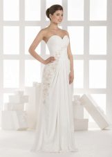 Draped Wedding Dress