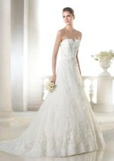 San Patrick A-line Costura Wedding Dress