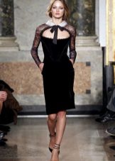 Velvet dress for every day