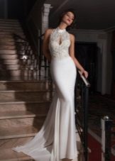Lace Front Wedding Dress