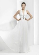 Simple White Empire Style Wedding Dress