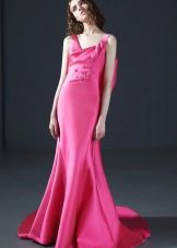 Dress mermaid with shoulder straps evening
