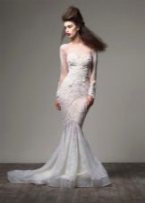 Mermaid Evening Dress with Sleeves