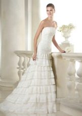 Wedding dress from San Patrick multilayer