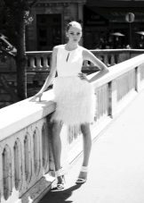 Wedding dress from Hugo Zaldi with a neckline