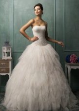 Amelia Sposa Wedding Dress with Layered Skirt