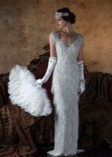 Retro style wedding dress