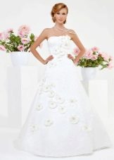 Kookla A-line Simple White Wedding Dress
