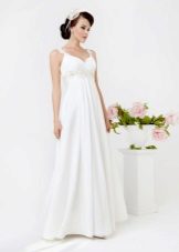 Simple White Wedding Dress by Kookla Empire