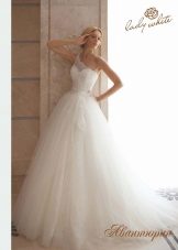 Lady White Diamond Wedding Gown