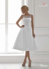 Lady White Midi Universe Wedding Dress