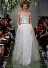 Decorated Top Wedding Dress
