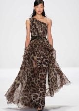 Leopard Chiffon Dress