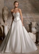 Swarovski Satin Crystal Wedding Dress
