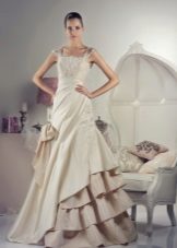 Wedding dress from Tanya Grieg with frills