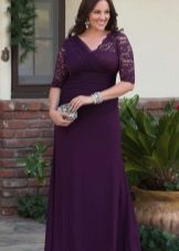 Full evening lace dress