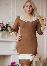 Knitted dress for full bodycon