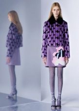 Dress with a jacket color