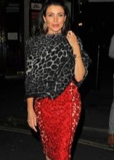 Stole for dress as an accessory hiding belly