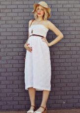 Empire Maternity Cotton Dress