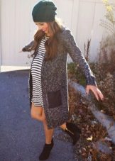 Warm maternity dress