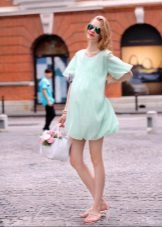 Baby Blue Short Maternity Dress