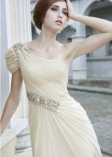 Milky brunette dress