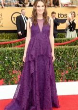 Abito elegante in pizzo premaman