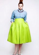 Vestit complet de cintura alta