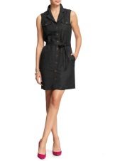 Dark gray safari dress