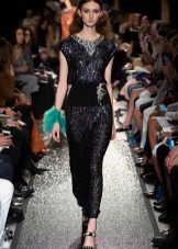 فستان ديسكو ليكرا أسود