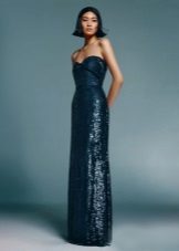 فستان ديسكو أزرق