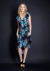 Casual Floral Wrap Dress